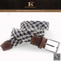 Cheap classical selling top knit high quality canvas belt strap